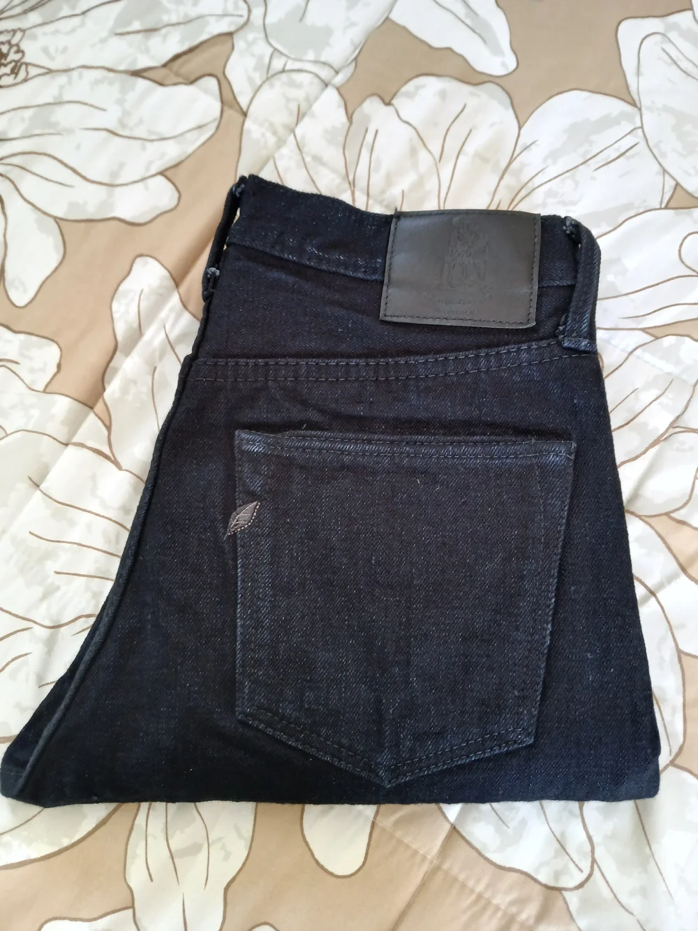 Pure Blue Japan 17oz 019 Double Indigo Slubby Denim Jeans - Picture 10 of 10
